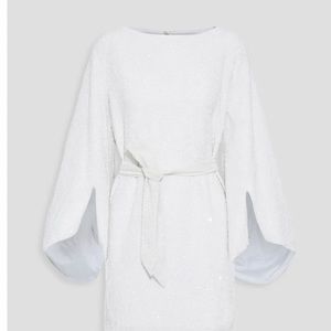 Retrofete white beaded dress